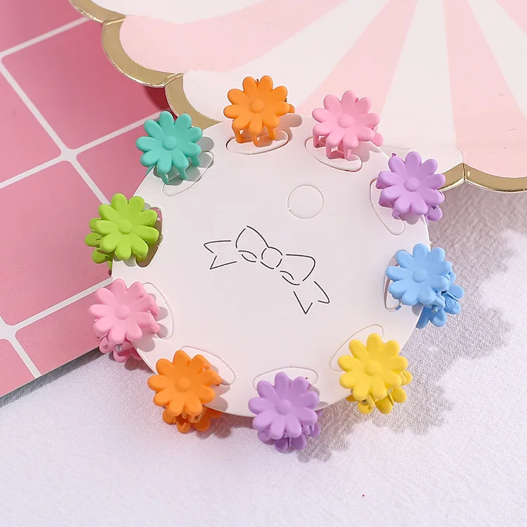 baby accessories designer 10Pcs Small Baby Girls Mini Hairpin Mix Color Hair Claw Clips for Kids Hairpins Headwear Accessories Hair Crab Claw Grip Bangs baby accessories crochet Baby Accessories