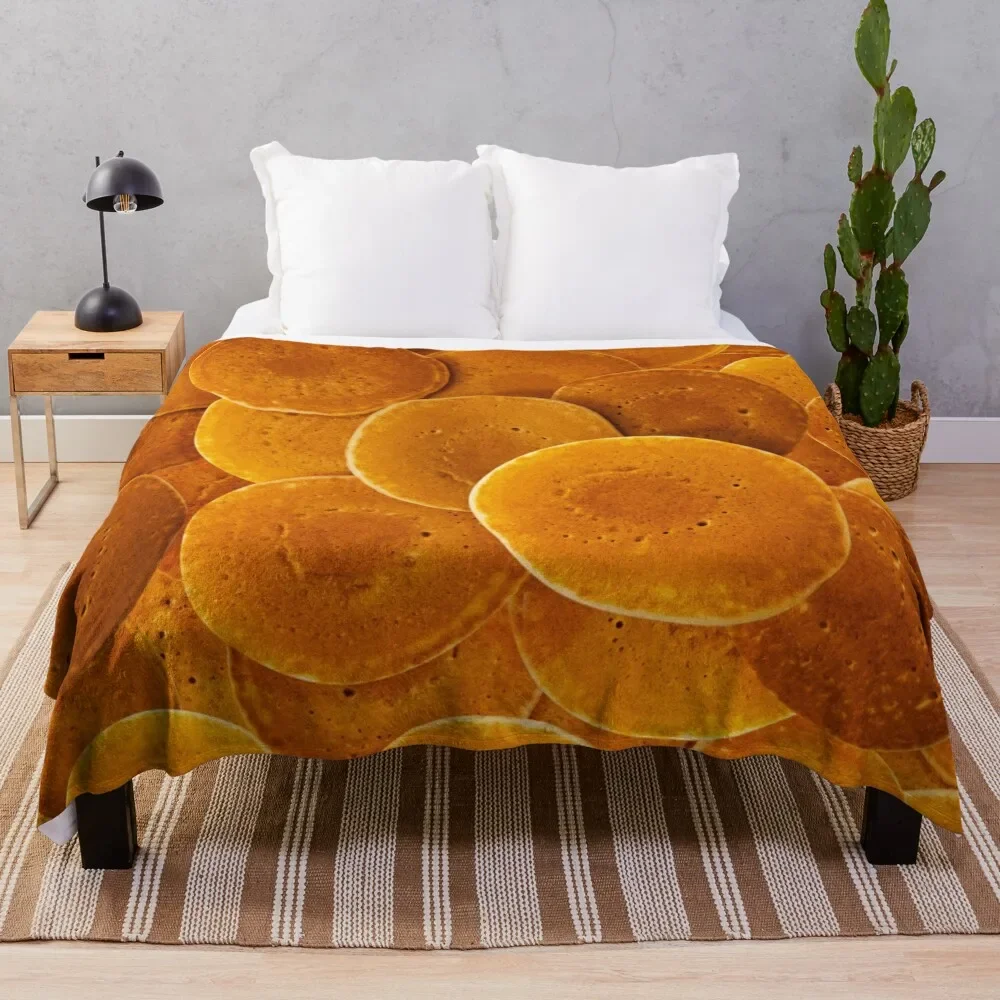 

Pancakes Seamless Pattern Throw Blanket Extra Large Throw Summer for sofa Blankets