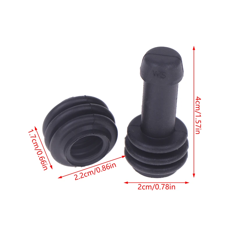 2PCS 브레이크 상부 및 하부 펌프 캘리퍼 충격 흡수 슬리브 먼지 커버 고무 디스크 브레이크 펌프 방수 캡 오토바이 부품