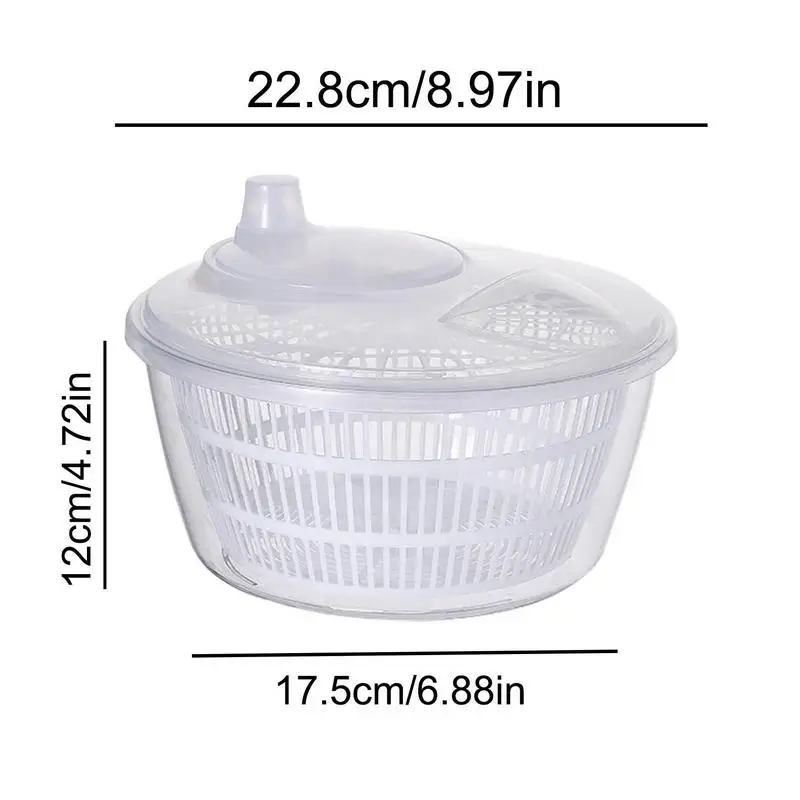 Salad Lettuce Spinner Quick Multi-Use Lettuce Greens Washer Dryer Drainer Crisper Strainer Household Vegetables Kitchen Supplies