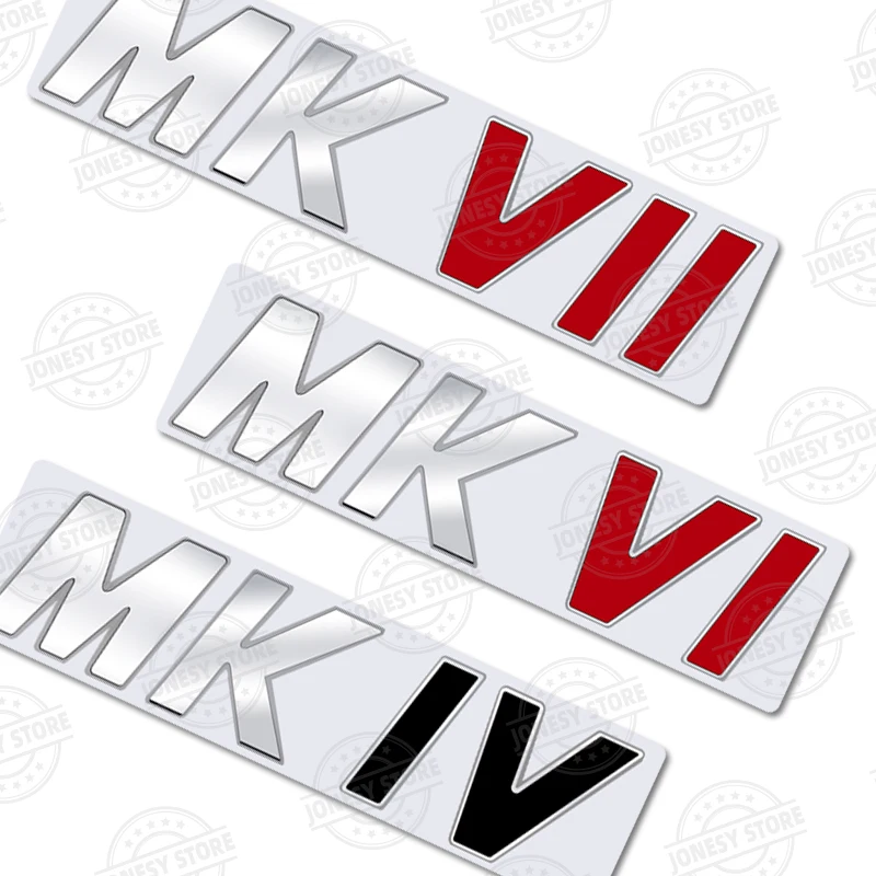 Auto Metal 3D Logo Badge Lettering Decals Trunk Sticker
