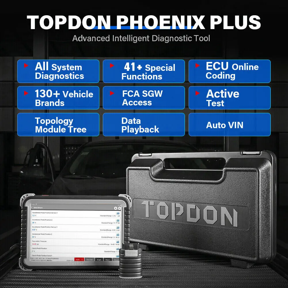 Topdon USA ArtiDiag Pro Car Diagnostic Scanner, Bi-Directional Control