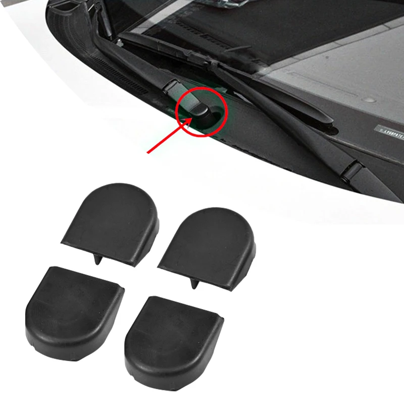 4Pcs Car Wiper Arm Cover Cap Head Nut Per Toyota Yaris Corolla Verso Auris Plastic Muslimex Sostituzione Tappo Della Copertura Del Braccio Del Tergicr