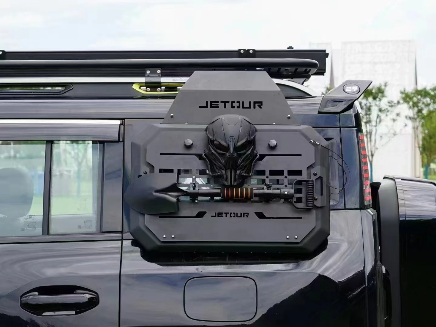 Jetour T1 NEW DESIGN Jetour Traveler Exterior Accessories Car Exterior Side Box Waterproof Side Tool Storage Boxcustom