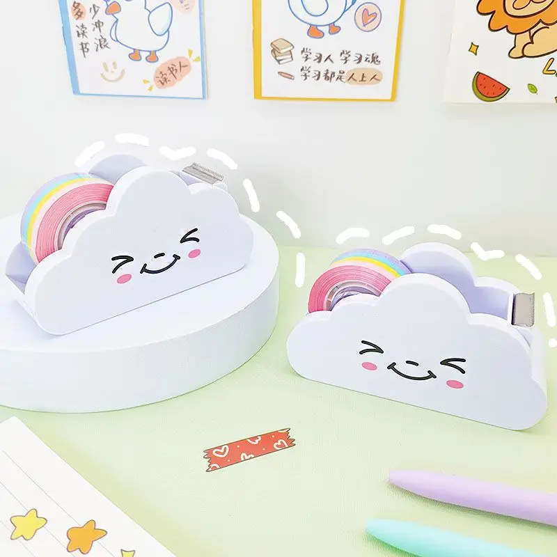 

Washi Tape Cutter Student Ledger Rainbow Tape Cutter Desktop Tape Holder Cute Packaging Washi Tape Dispenser Handaccount Tools