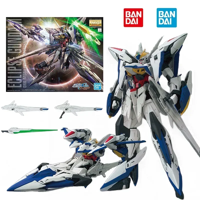 

Bandai MG 1/100 Eclipse Gundam MVF-X08 Gundam Seed 18 см оригинальная экшн-модель