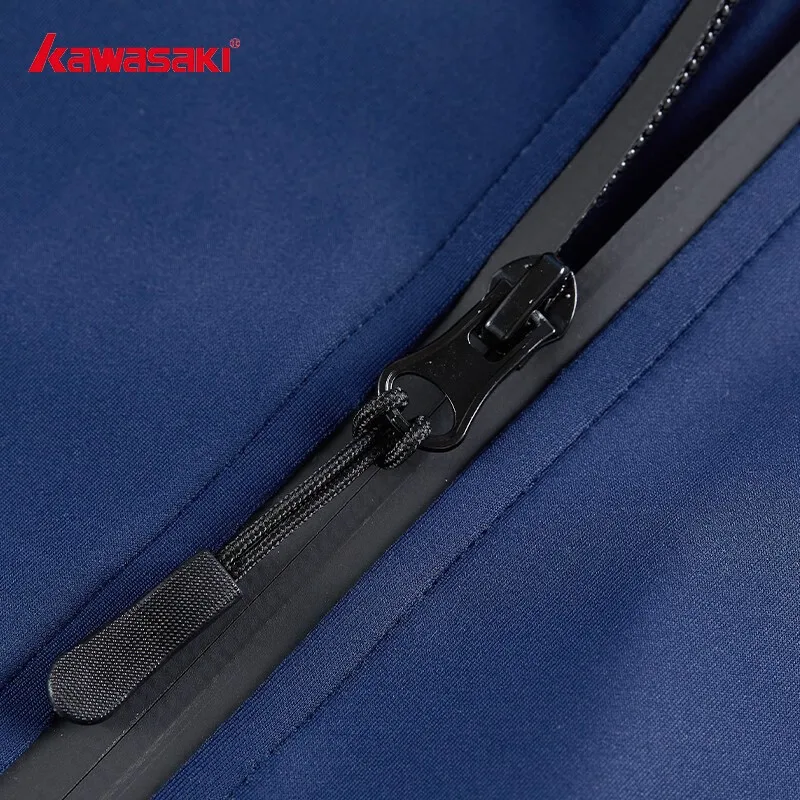 Genuine Kawasaki Badminton Knit Coat for Men and Women Breathable Badminton Sport Jacket