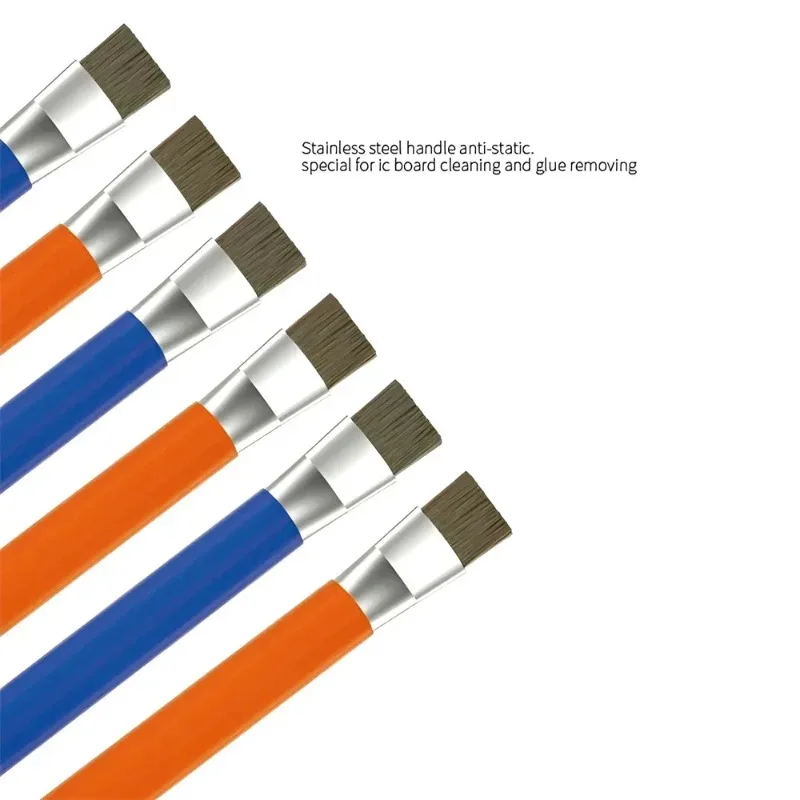 Professional ESD Anti-Static Dual-Ended Cleaning Brush - Precision Tool for IC/PCB Soldering  & Mobile Phone/Computer Mainboard