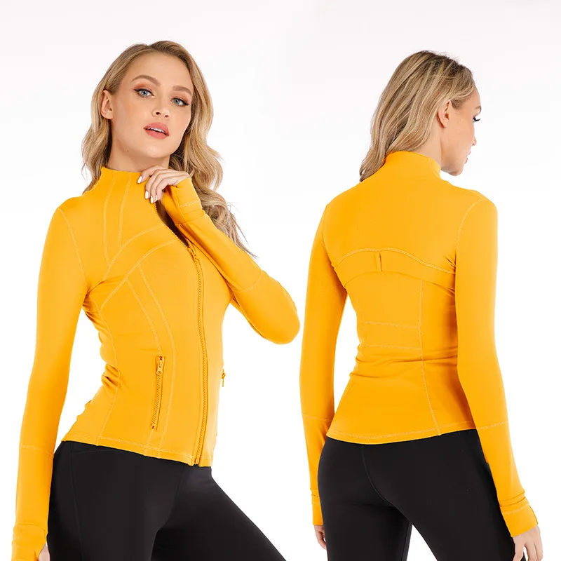 

Yoga wear, long sleeves, sweat absorption, moisture wicking, exercise clothes, yoga jackets, slim fit, casual compression clothe