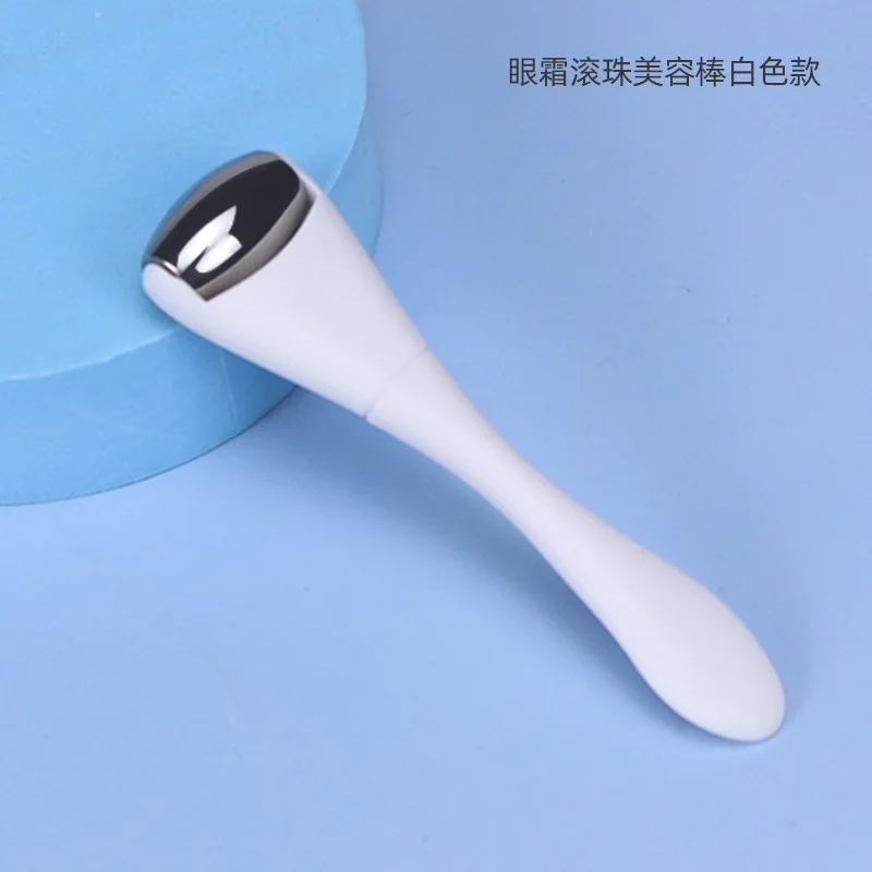 Stainless Steel Double Head Ice Roller Eye Cream Stick Dual-Use Eye Cream Spoon Face Ice Dressing Beauty Stick Face Massager
