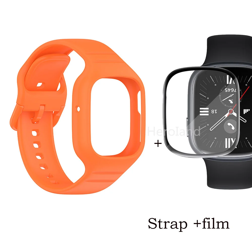 Sport Silicone Smartwatch Wristband - Premium Strap and Bracelet Accessories, 2-in-1 Design