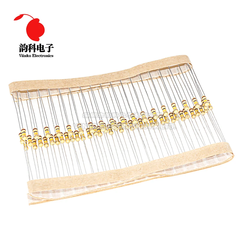 100PCS 1/4W Carbon Film Resistor 5% 0.25W 0R-22M 0 10 100 120 150 220 270 330 470 1K 2.2K 4.7K 10K 100K 470K 1M 10M 20M ohms