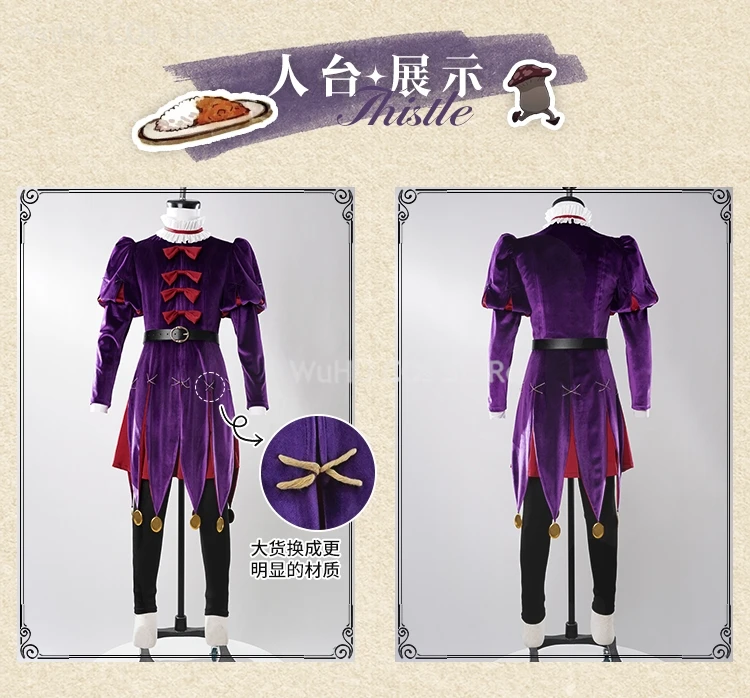 Anime Delicious In Dungeon Cos Thistle Cosplay Costume Purple Suit Wig Lunatic Magician Cosplay Women Men Halloween Roleplay 35 Anime Delicious In Dungeon Cos Thistle Cosplay Costume Purple Suit Wig Lunatic Magician Cosplay Women Men Halloween Roleplay 24