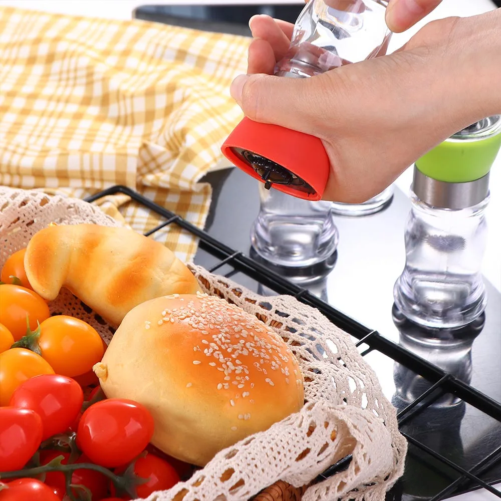 1PC Manual Salt Pepper Mill Grinder Seasoning Bottle Spice Grinding Containers Adjustable Mill Kitchen Gadgets salt and pepper grinder nut spice grinder herb spice grinder