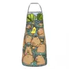 Funny A Pond Full Of Capybara Bib Apron Women Men Unisex Kitchen Chef Tablier Cuisine for Cooking Baking Gardening 1