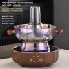 Household Elektrisch Hotpot Cooker Mini Electric Ceramic Stove Hot Pot Machine Cuisiniere Electrique 3