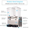 Double-cylinder Cold And Hot Beverage Machine Commercial Macker Stall Small Cafeteria Sour Plum Juice Dispenser 3