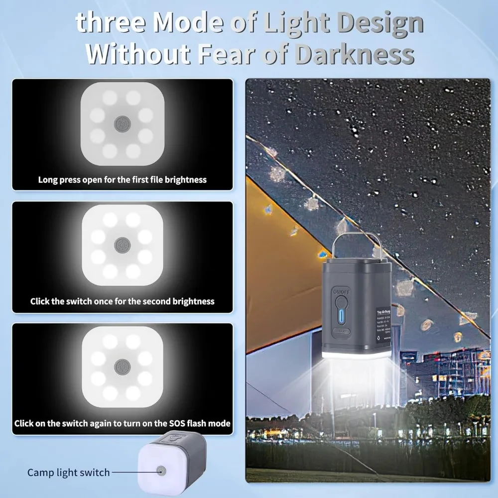 Portable USB Rechargeable Air Pump 4