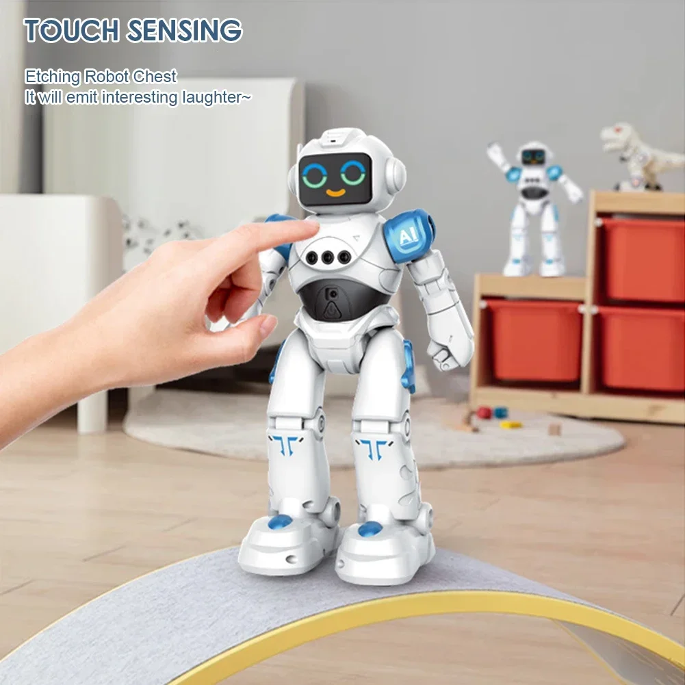 Intelligent RC Robot Programming Remote Control Robot Toys Biped Humanoid For Children Kids Birthday Gift Present
