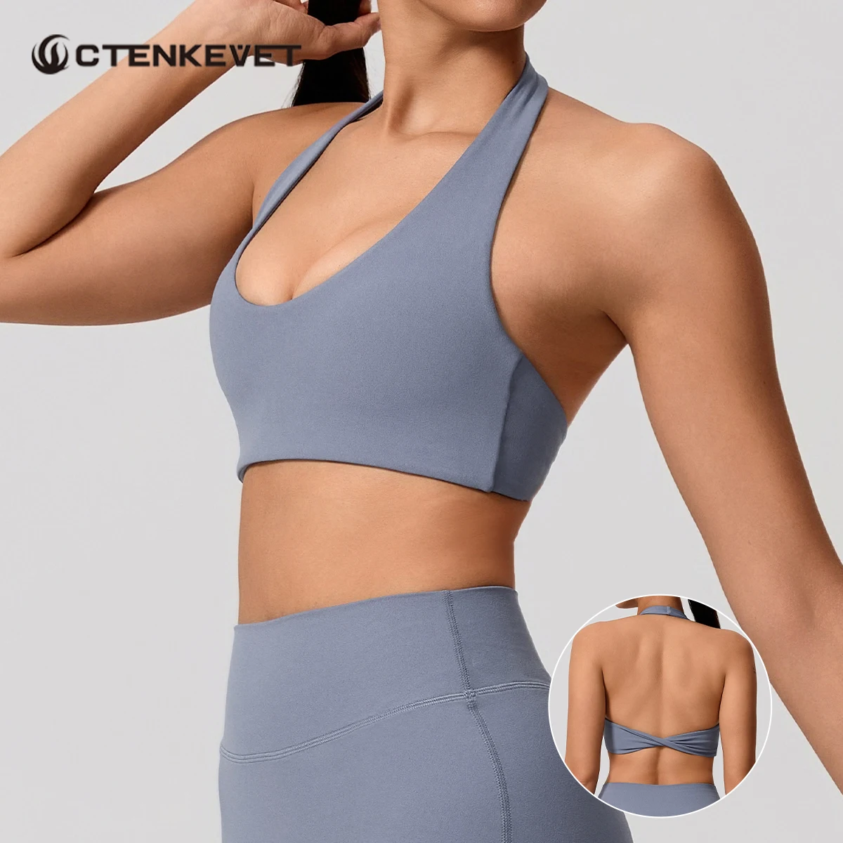 39977-062b88.jpg Hearuisavy Summer Sports Bra Women's Gym Underwear Push Up Pilates Yoga Bra Sporty Fitness Top Breathable Backless Workout Top - Image 1