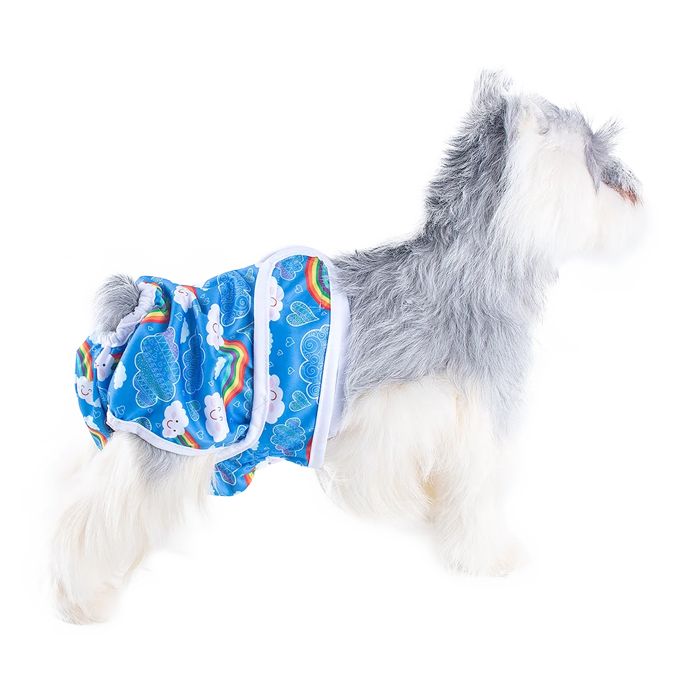 1pc Washable Female Dog Diapers Doggie Reusable Small Medium Large Dog Diapers Doggy Puppy Female in Period dog diapers pet diapers dog nappies