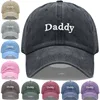 Washed Cotton Baseball Cap for Men & Women Unisex  Daddy Mommy Embroidery Sun Protection Outdoor Sports Golf Caps Dropshipping 1