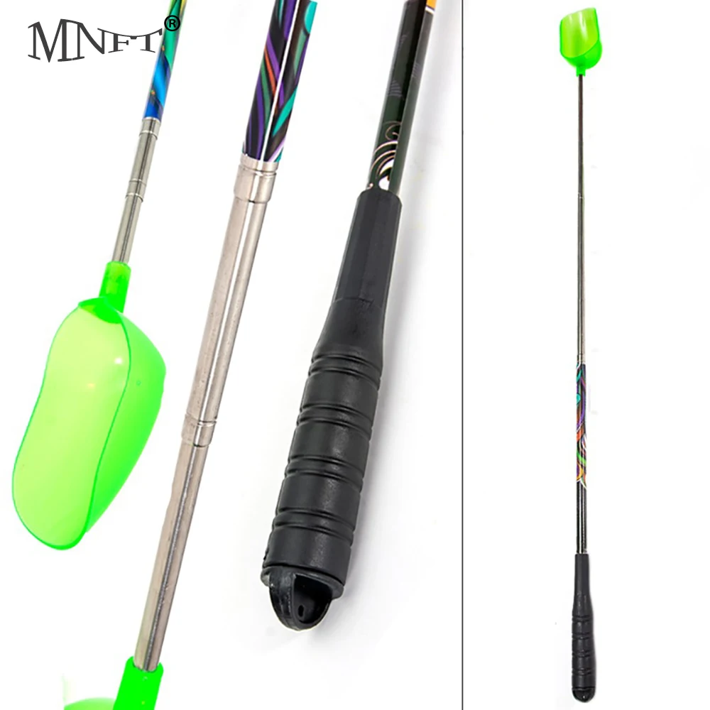 MNFT 1PC Mixing Boilies Carp Fishing bait Thrower Spoon for Feeding  Stainless Steel Telescopic Handle - AliExpress