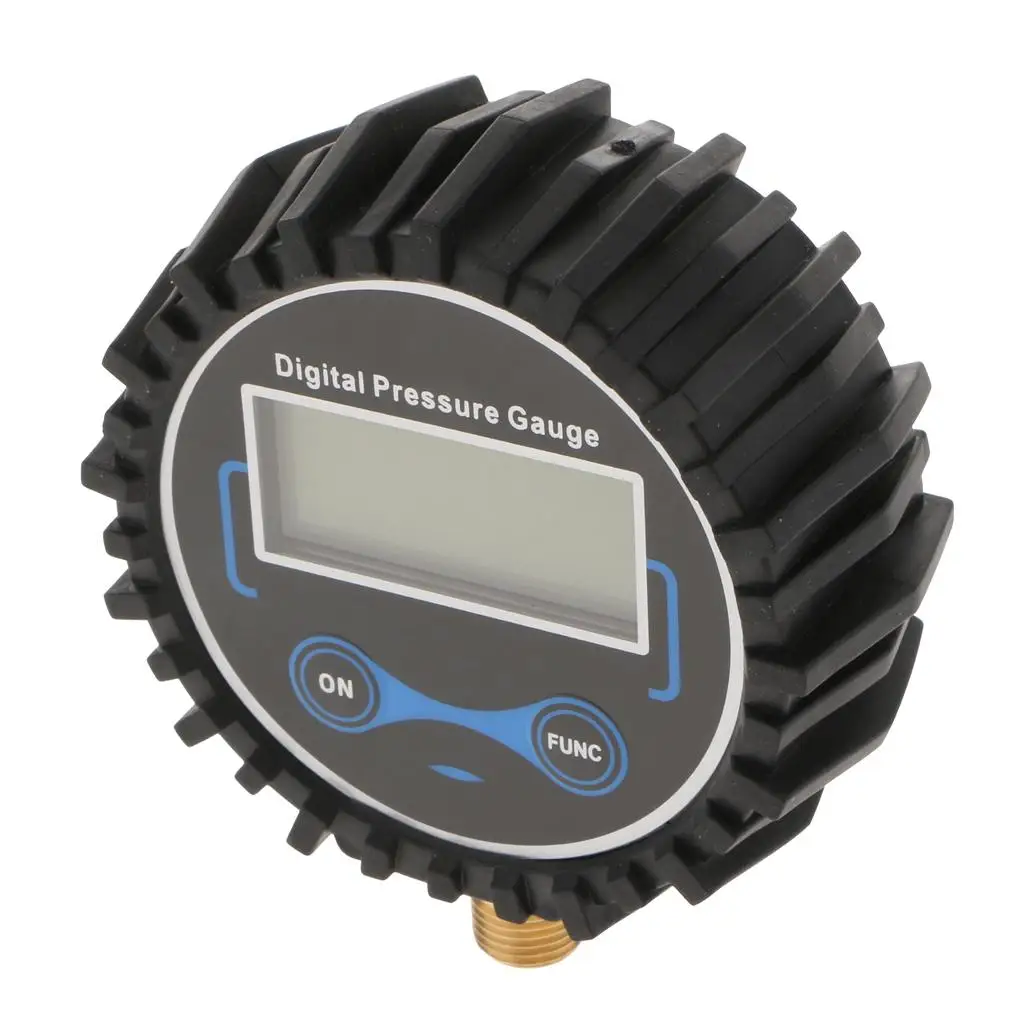 Digital Tire Pressure Gauge Tester Air Compressors Tool 200 PSI