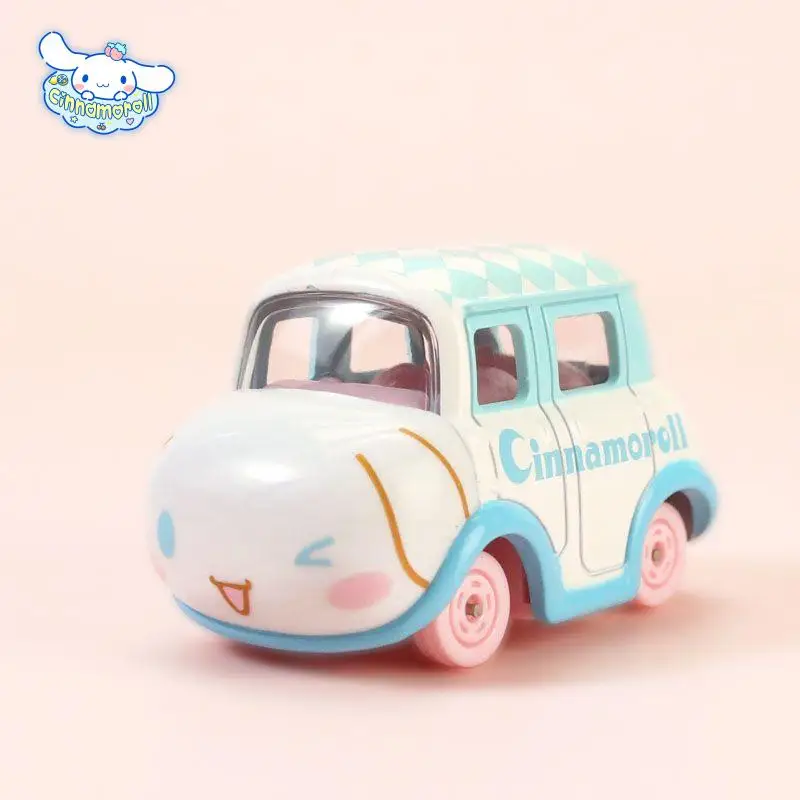 

Takara Tomy Co-Branded Sanrio Pom Pom Purin Cinnamoroll Alloy Car Ins Toy Model Collection Children's Gift for Girlfriends Y2K