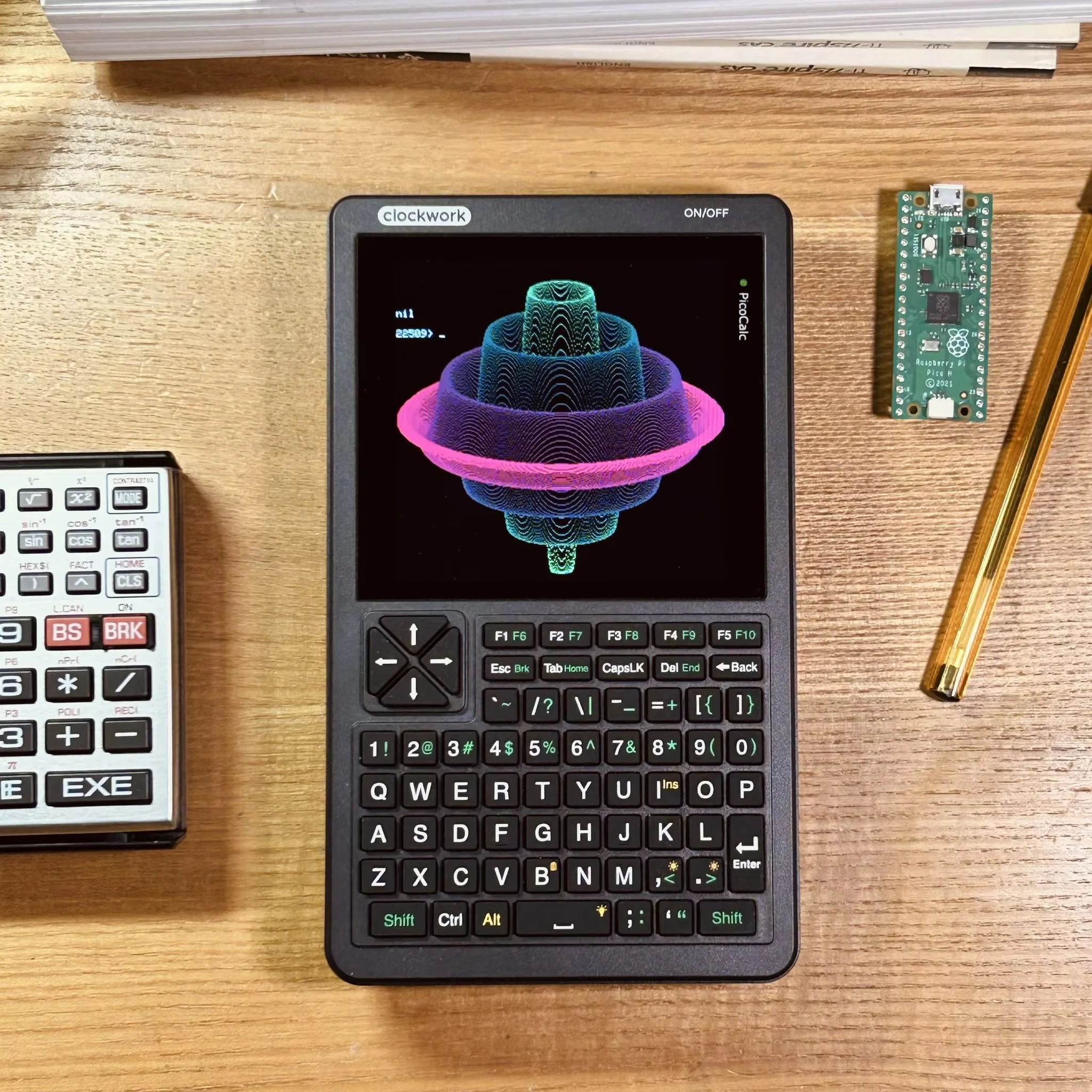 その他ノートPC本体 clockwork PicoCalc Kit Pico-H 264KB uConsole PicoCalc Kit, ClockworkPi v2.0 with Raspberry Pi Pico-H
