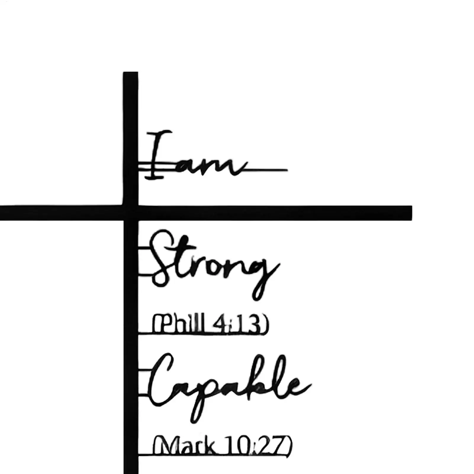 Cross Wall Decor Elegant Christian Hangable Metal Cross Wall Art For Living Room Bedroom Entryway Church Wedding Office