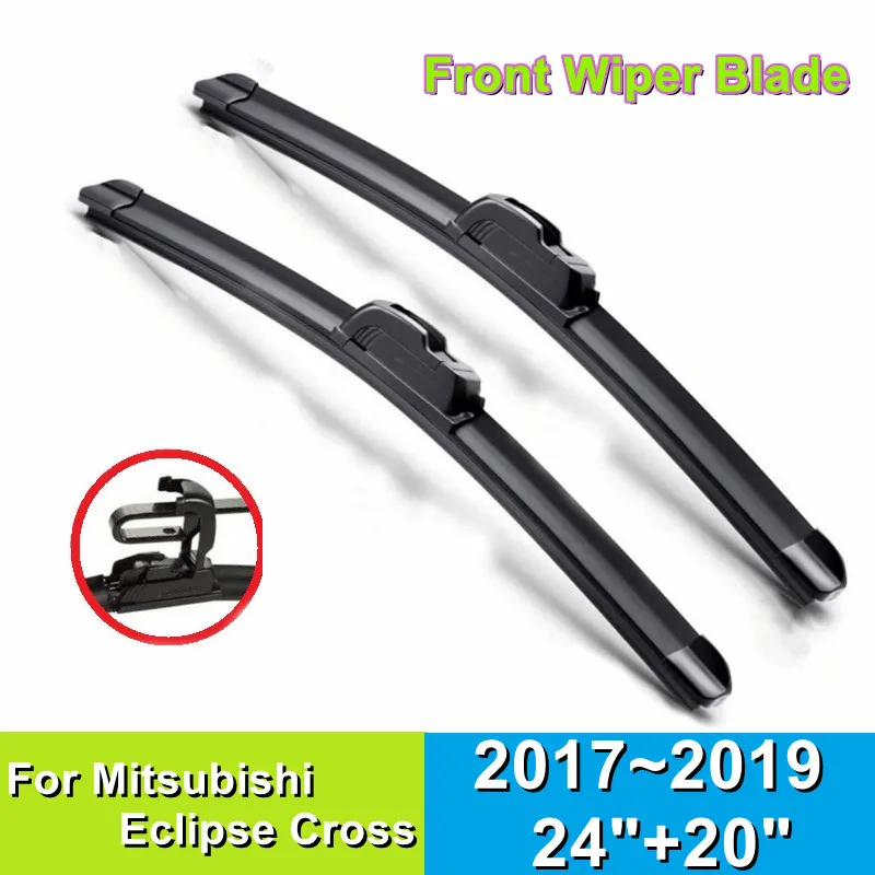 Spazzola Tergicristallo Anteriore Per Mitsubishi Eclipse Cross 24 "+ 20" Parabrezza Per Auto 2017 2018 2019
