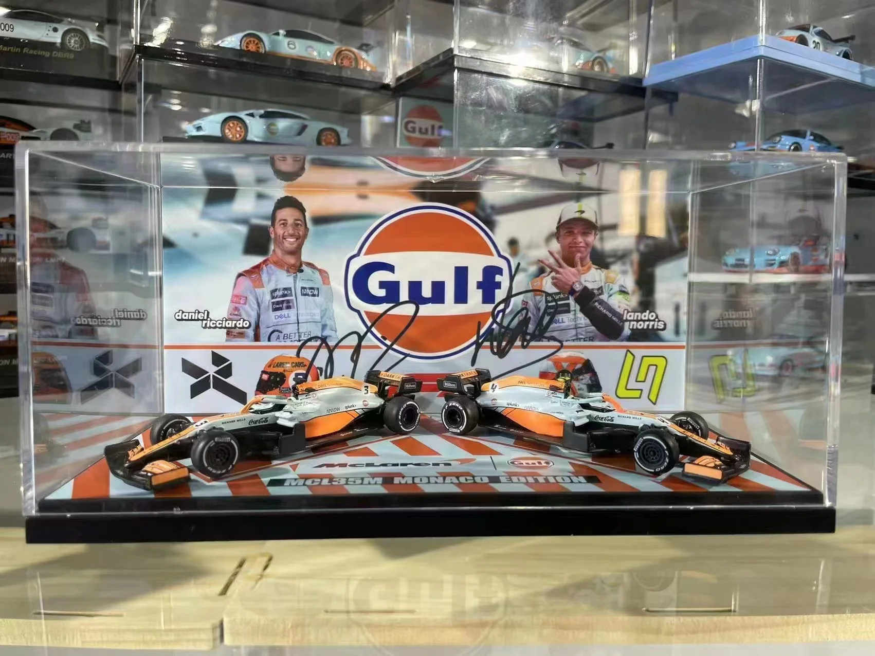 

Mclaren 1/64 Original F1 Formula Car 2021 MCL35M Gulf Diecast Model Car