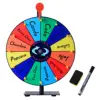 34cm Lottery Activity Turntable Draw Color Tabletop Heavy Duty Spinning Prize Wheel For Show Carnival Win Fortune Spin Games 6