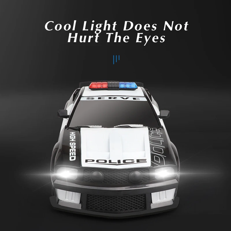 1/12 RC Police Car 2.4GHz Super Fast Remote Control Cars Toy with Lights Durable Chase Drift Vehicle toys for boys kid Children 4