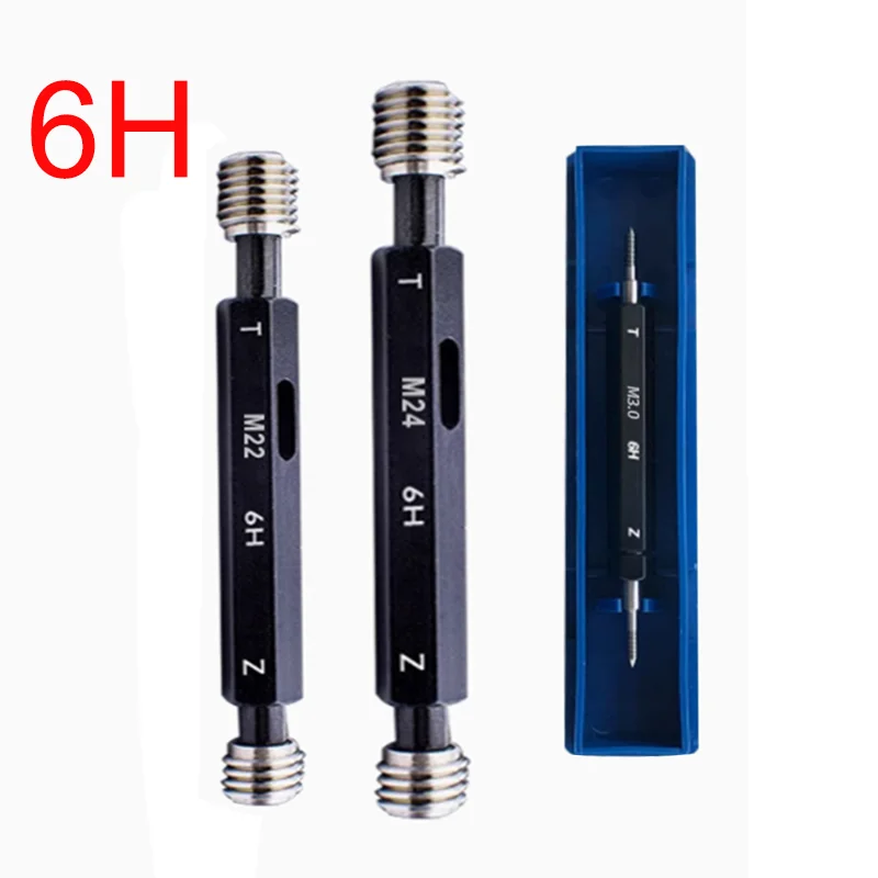 YRFL 1개 스틸 머큐리 게이지 나사 플러그 게이지 M0.8 M1 M2 M3 M4..