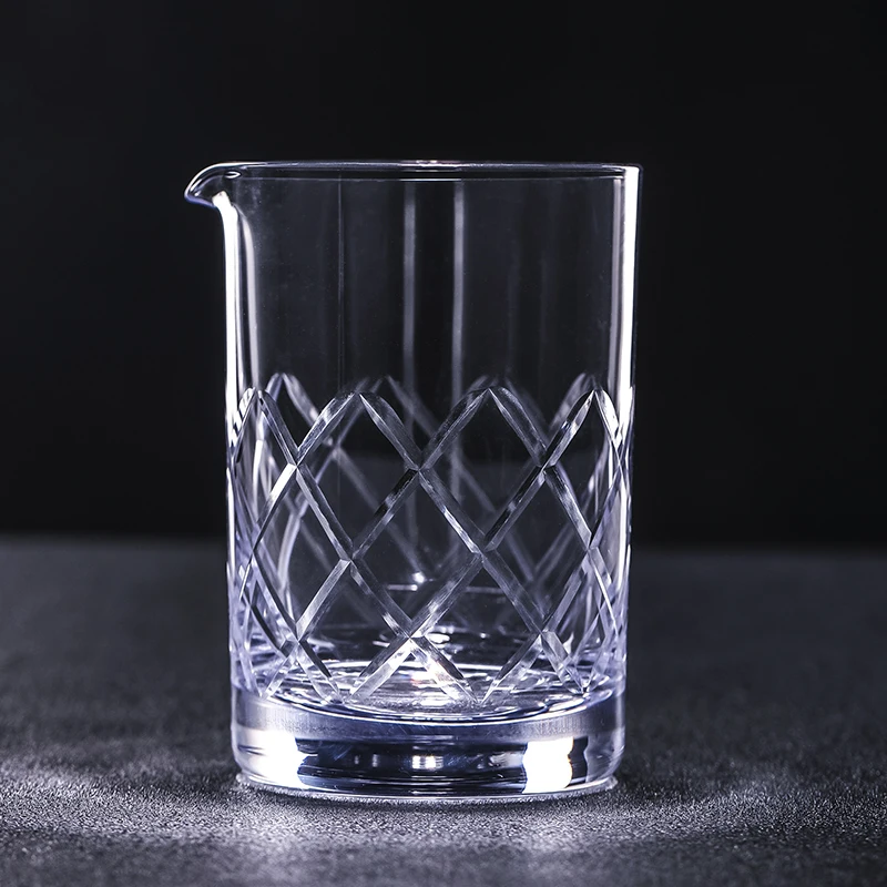 500ml Glass Studded Cocktail Mixing Glass Barware