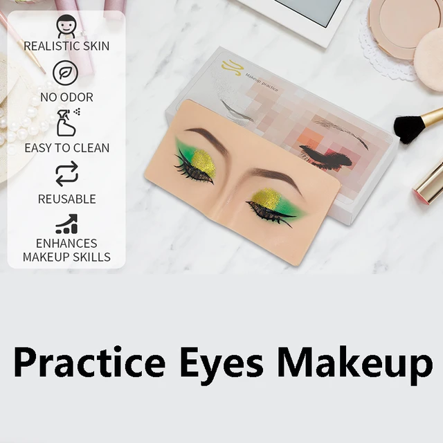 Makeup Practice Face Easy to Clean Accessories Reusable The Perfect Aid to  Practicing Makeup for Professional Makeup Artists - AliExpress