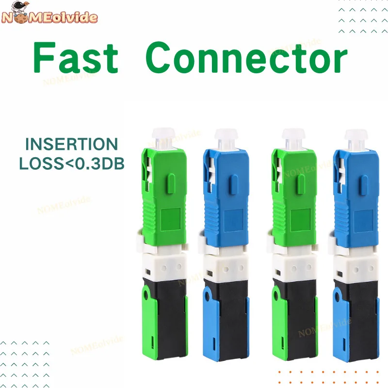 

High Quality ESC250D FTTH SC UPC Optical fibe quick connector SC FTTH Fiber Optic Fast Connector Embedded ESC250P Fast Connector