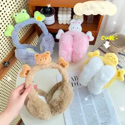 Cute Cartoon Animal Coldproof Plush Earmuff Women Children Winter Warm Ear Protection Student Outdoor Cycling Windproof Ear