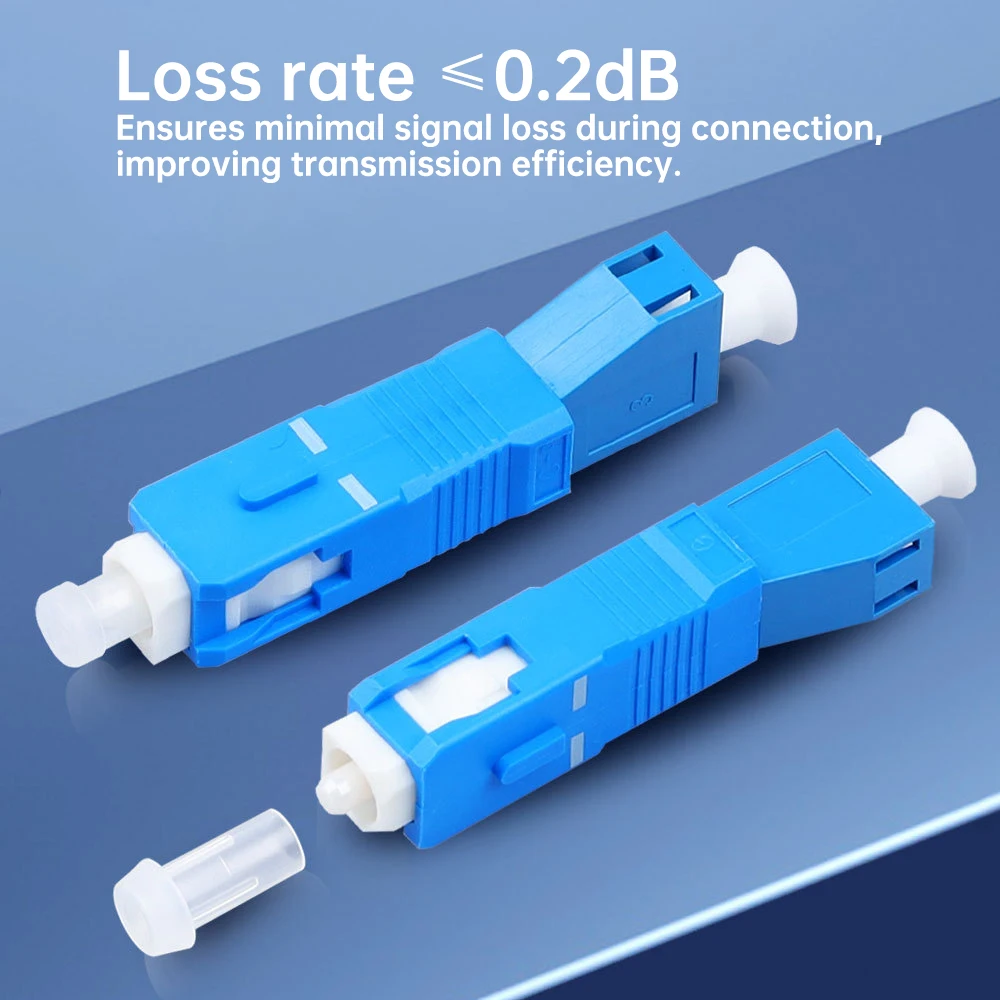 Natalink SC/UPC Male to LC/UPC Female Fiber Optic Connector FTTH Singlemode Adapter for Visual Fault Locator Optical Power Meter fiber optic adapter