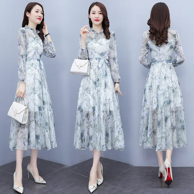 Vestido de Flores Fragmentadas