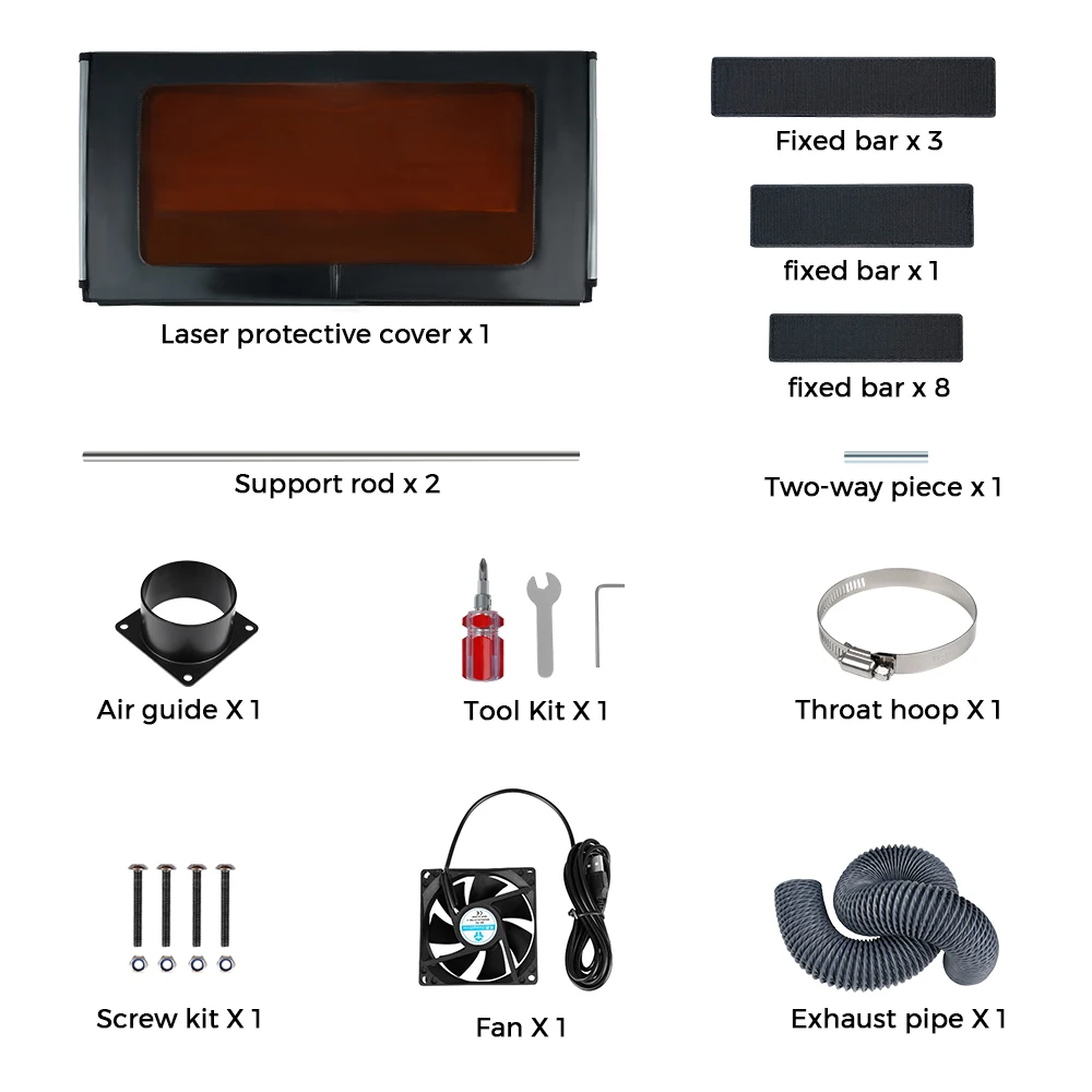 Laser Engraver Enclosure With Vent , Eye Protection Fireproof