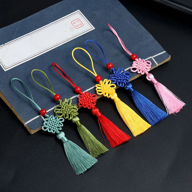 30Pcs Silky Bookmark Tassels Handmade Soft Craft Tassels Key Chain Tassels  for Jewelry Making DIY Crafts Accessories