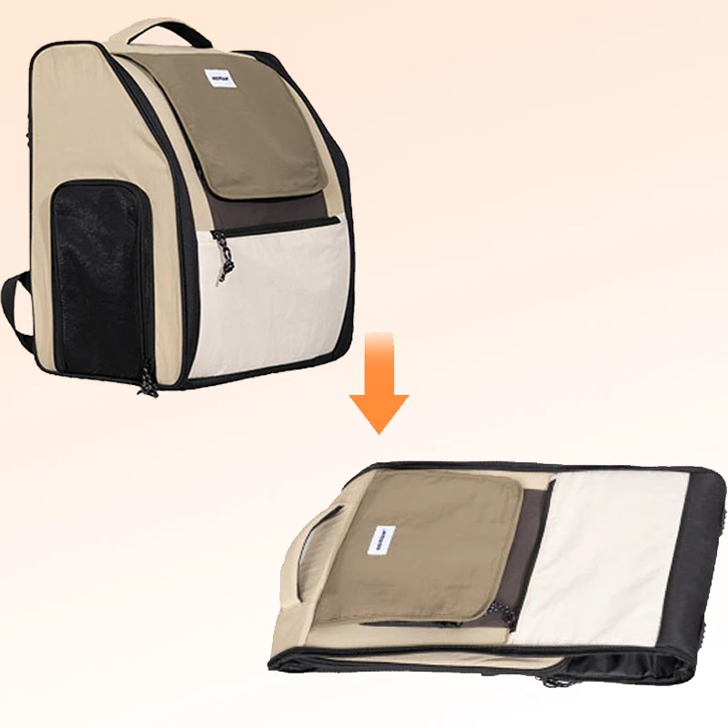 Pet Travel Backpack For Cats First Class Cabin Double Shoulder Outdoor Bag Breathable Portable Supplies Cat Carrier Bag