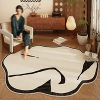 Irregular Rugs for Bedroom Light Luxury Living Room Decoration Thicken Carpet Home Plush Lounge Rug Large Area Anti-slip Mat 2
