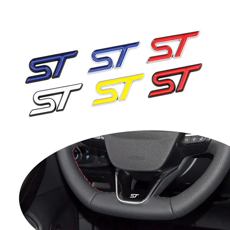 Compact Metallic ST Badge Emblem