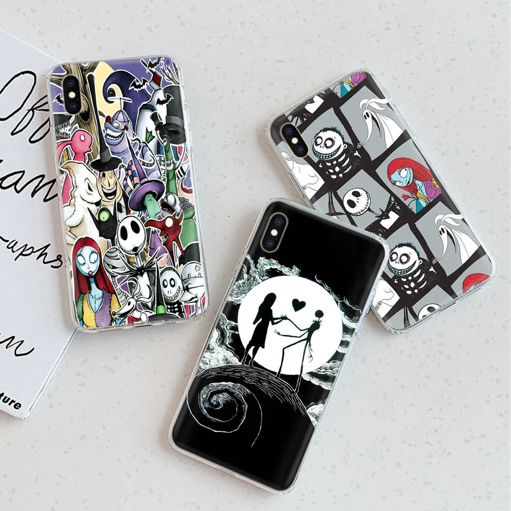Nightmare Before Christmas Custodia Trasparente Per Moto Edge 20 Fusion One Action Zoom Vision Macro Plus Hyper 5G Ace Lite S30 Pro