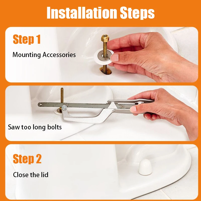 1Set Universal Plastic Toilet Bolt Covers Toilet Bowl Push-on Bolt Screw Caps Decoration For Home Bathroom Accessories