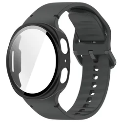 Enhanced Wristband Set with Case & Glass Cover - Galaxy Watch8 9 40mm (3 10 Grey)